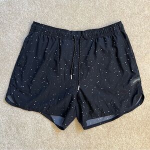 Legends Shorts Mens Extra Large Black Running Lined Workout Gym Activewear